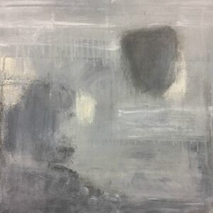 abstract acrylic grey neutral cream