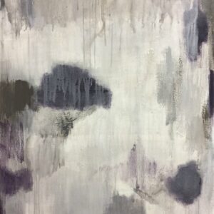 abstract acrylic drip purple grey taupes