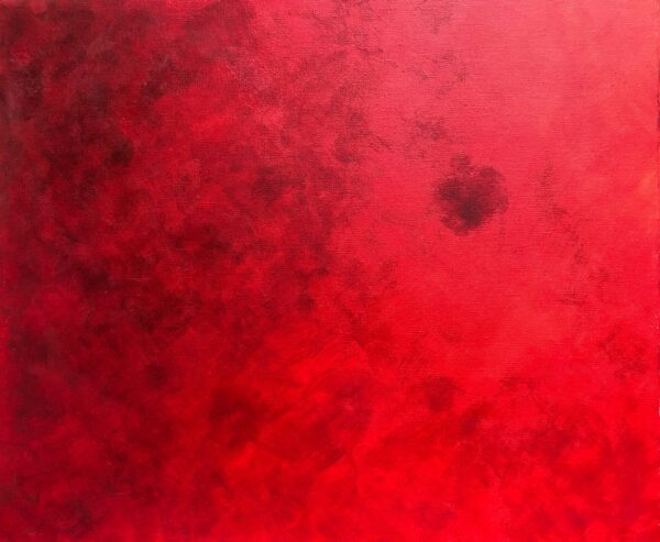red abstract acrylic
