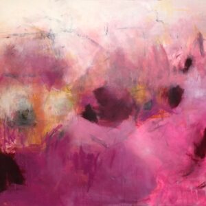 pink abstract flourescent accents