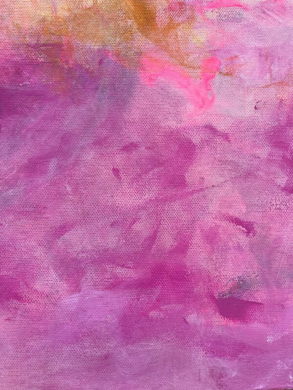 abstract acrylic pinks oranges