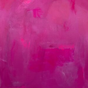 hot pink abstract acrylic painting
